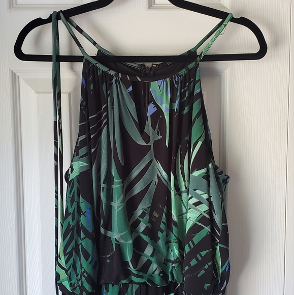 London Times Jungle Palm Cropped Jumpsuit - 12 - Picture 13 of 15